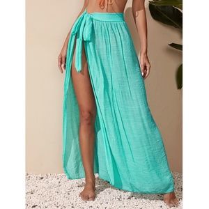 Mint Blue Sarong Skirt